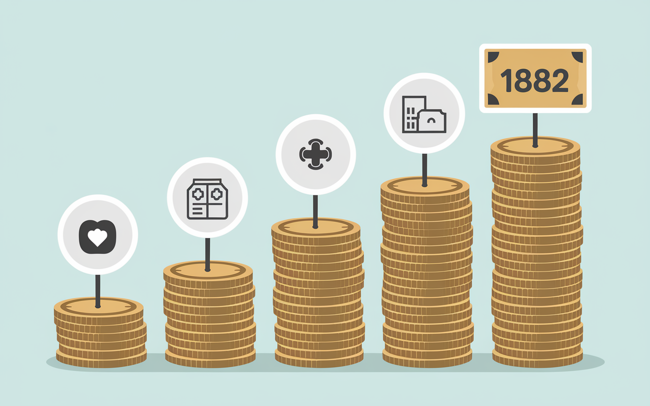 Schéma étapes calcul salaire brut net