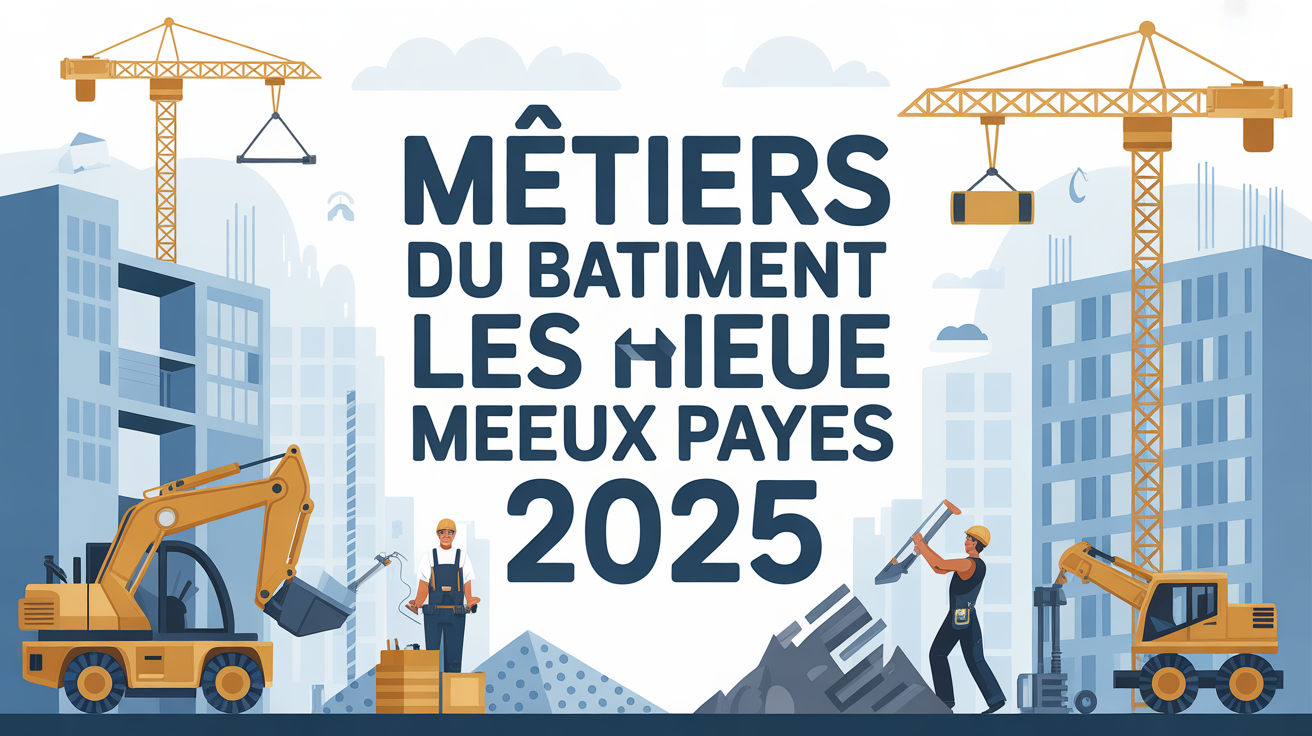 Visuel chantier metiers du batiment les mieux payes 2025