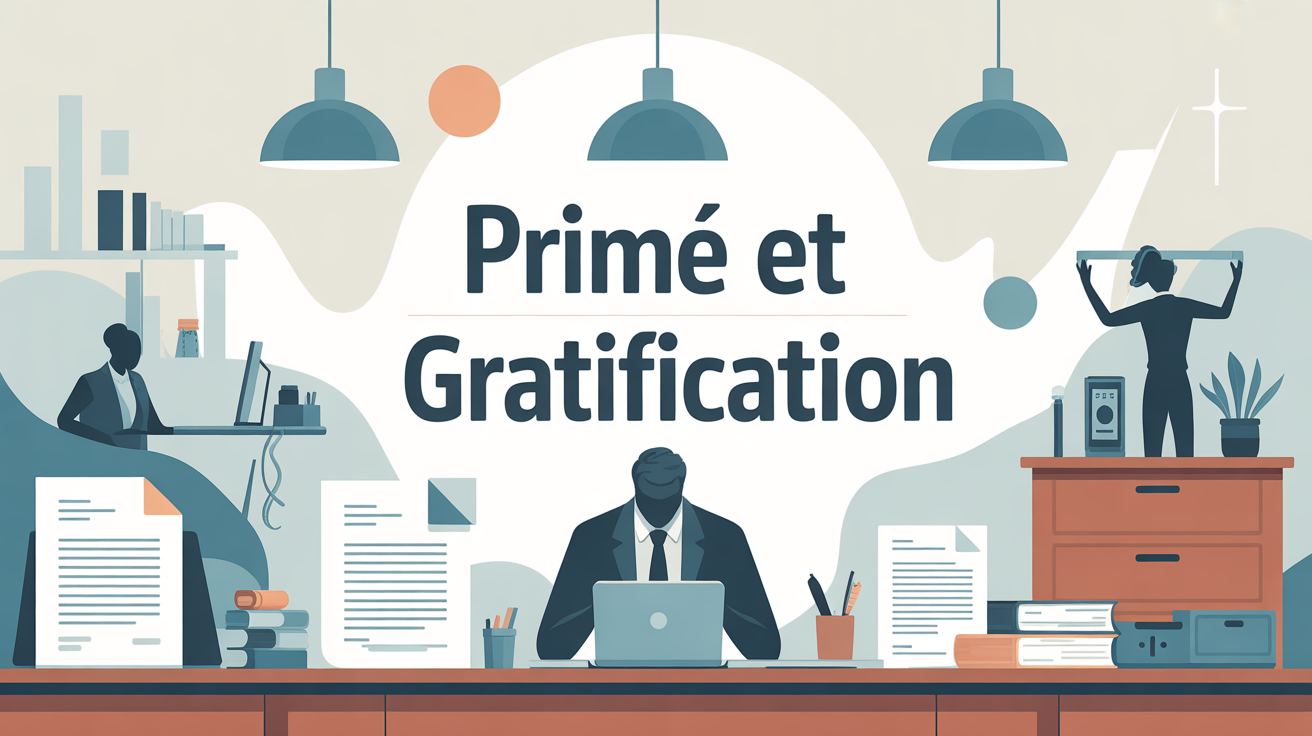 Illustration prime et gratification bureau PME Bretagne