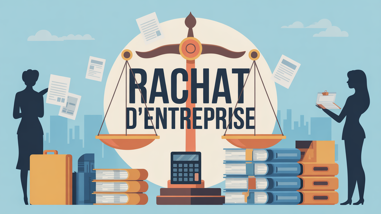 Bureau RH, balance et dossiers, rachat d'entreprise