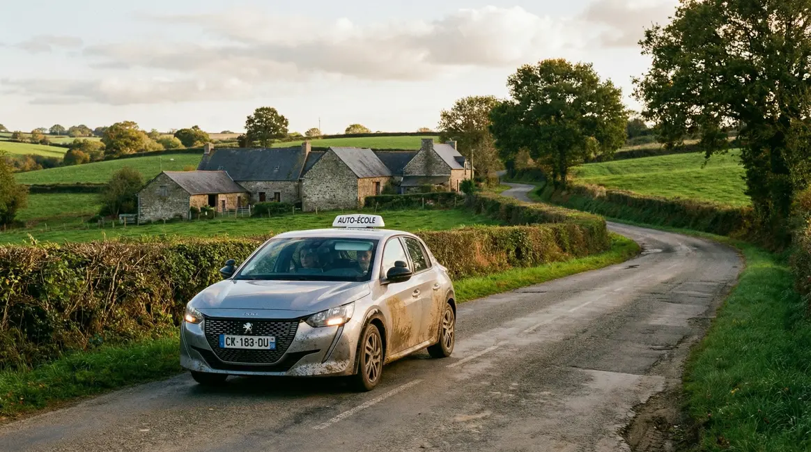voiture auto ecole moniteur conduite route centre bretagne