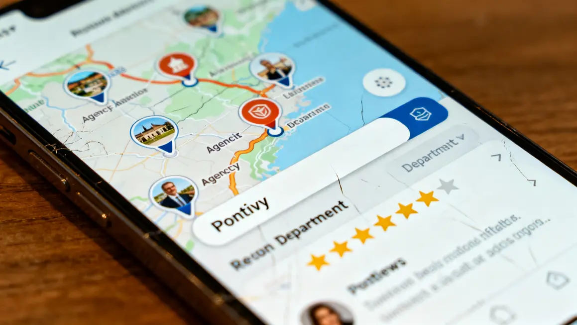 Carte interactive agences emploi Bretagne sur mobile