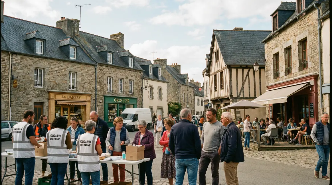 centre ville Bretagne commerces proximité scène engagement