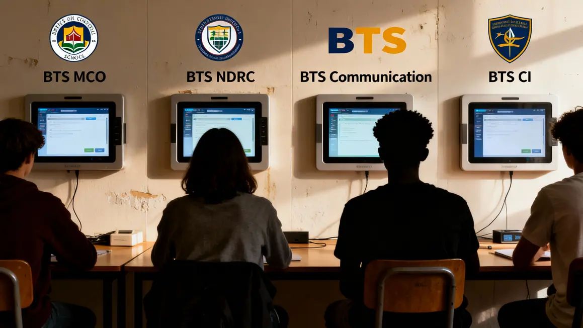 Tableau comparatif BTS Marketing Digital France