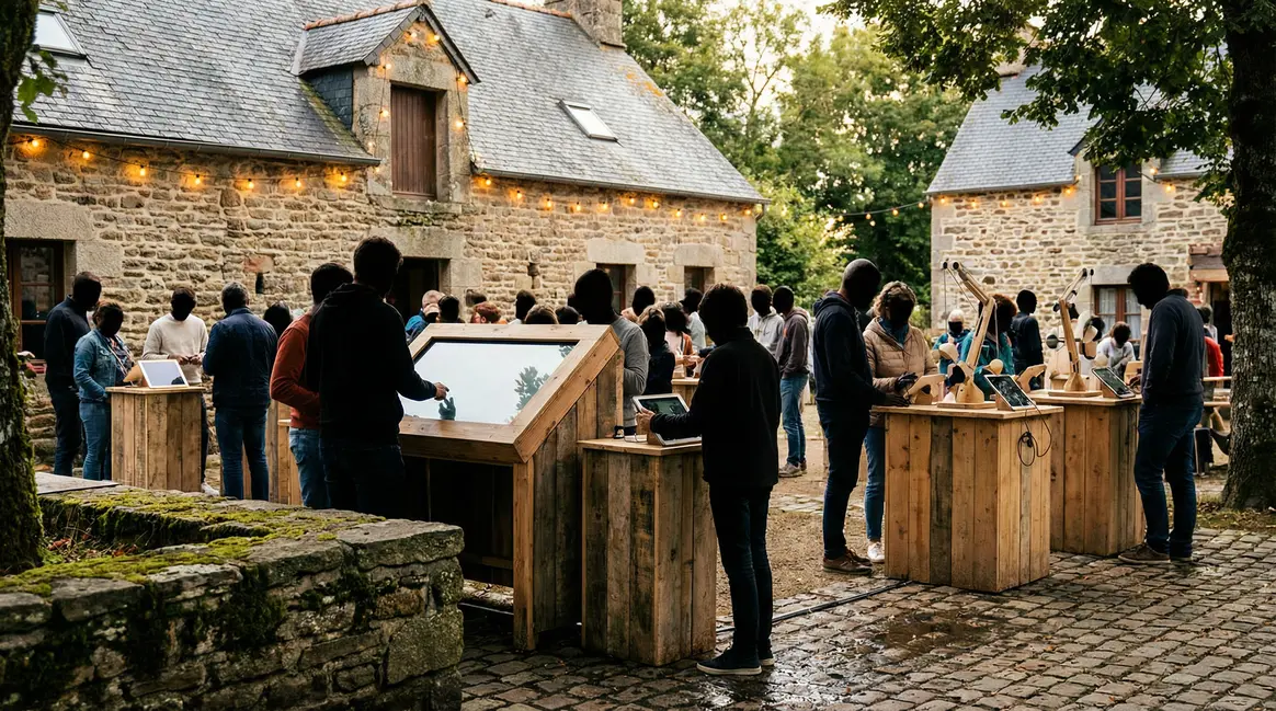 Evenement local avec technologies digitales en Bretagne