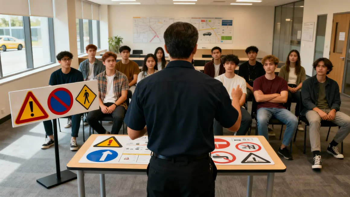 moniteur auto ecole salle formation regles