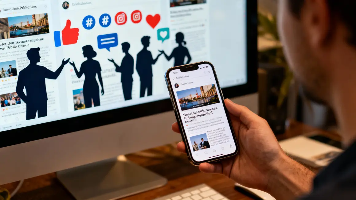 Réseaux sociaux PME reels stories partage