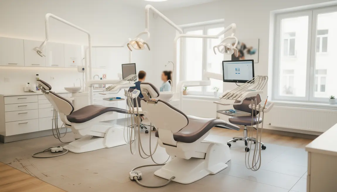 Cabinet orthodontiste moderne France fauteuils dentaires technologiques