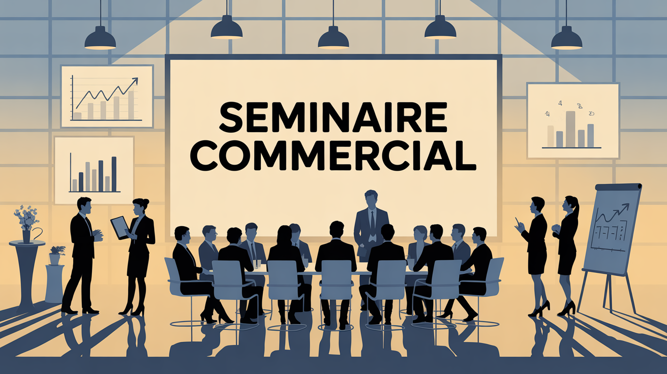 séminaire commercial réunion équipe de vente