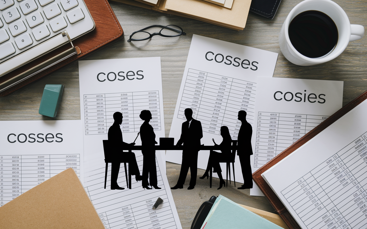 compte comptable seminaire comptes stylises around table