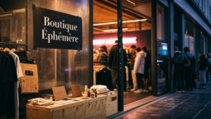 c est quoi un pop up store : vitrine boutique éphémère