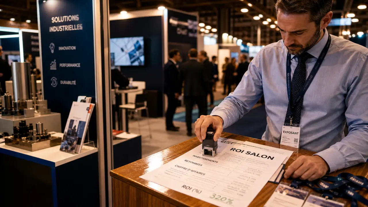Participation à un salon professionnel : choisir le bon événement, préparer le stand et viser 30 % de ROI en plus